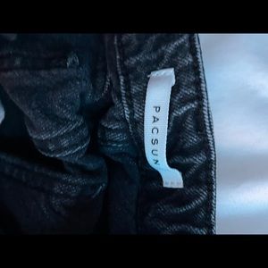 black shorts, PACSUN